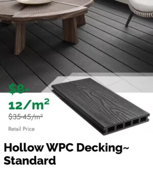 Wpc Decking Outdoor Waterproof Wood Plastic Composite Decking